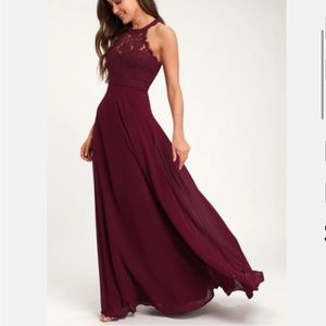 Dance All Evening Lace Maxi Dress